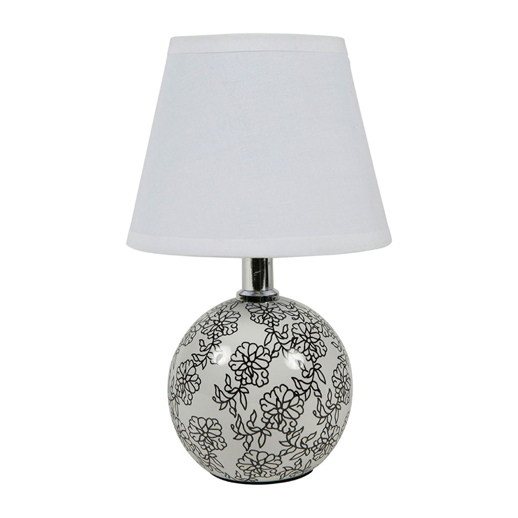 Lampe céramique boule ÉTÉ H 24cm