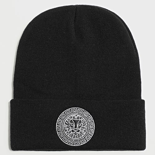 Bonnet Lion Noir Argenté