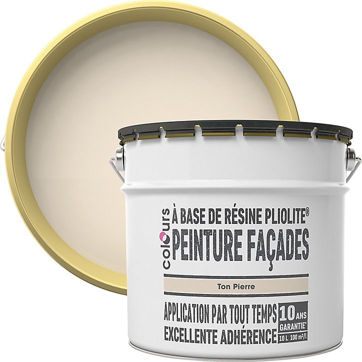 Peinture extérieure façade Pliolite® Colours ton pierre 10L