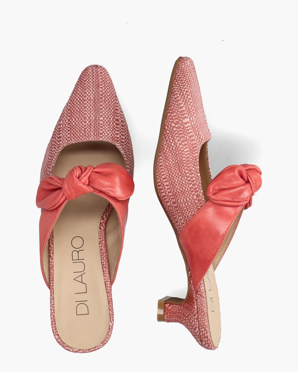 Di Lauro Danica Koraalrood Damesslippers