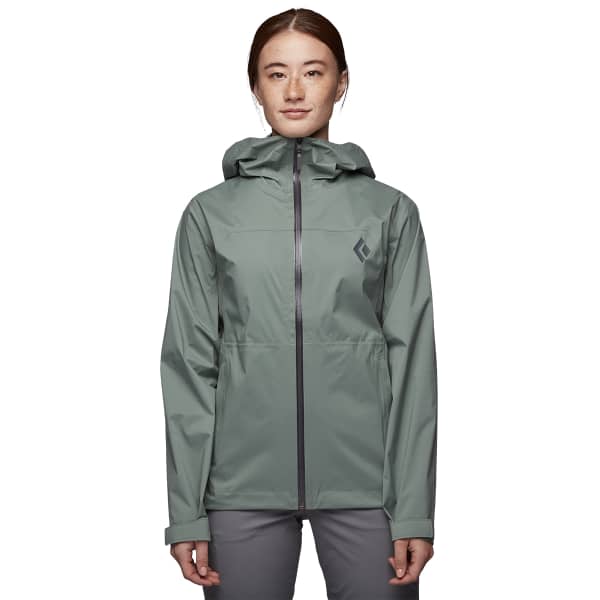 Veste randonnée BLACK DIAMOND W STORMLINE STRETCH RAIN SHELL LAUREL LAUREL GREEN