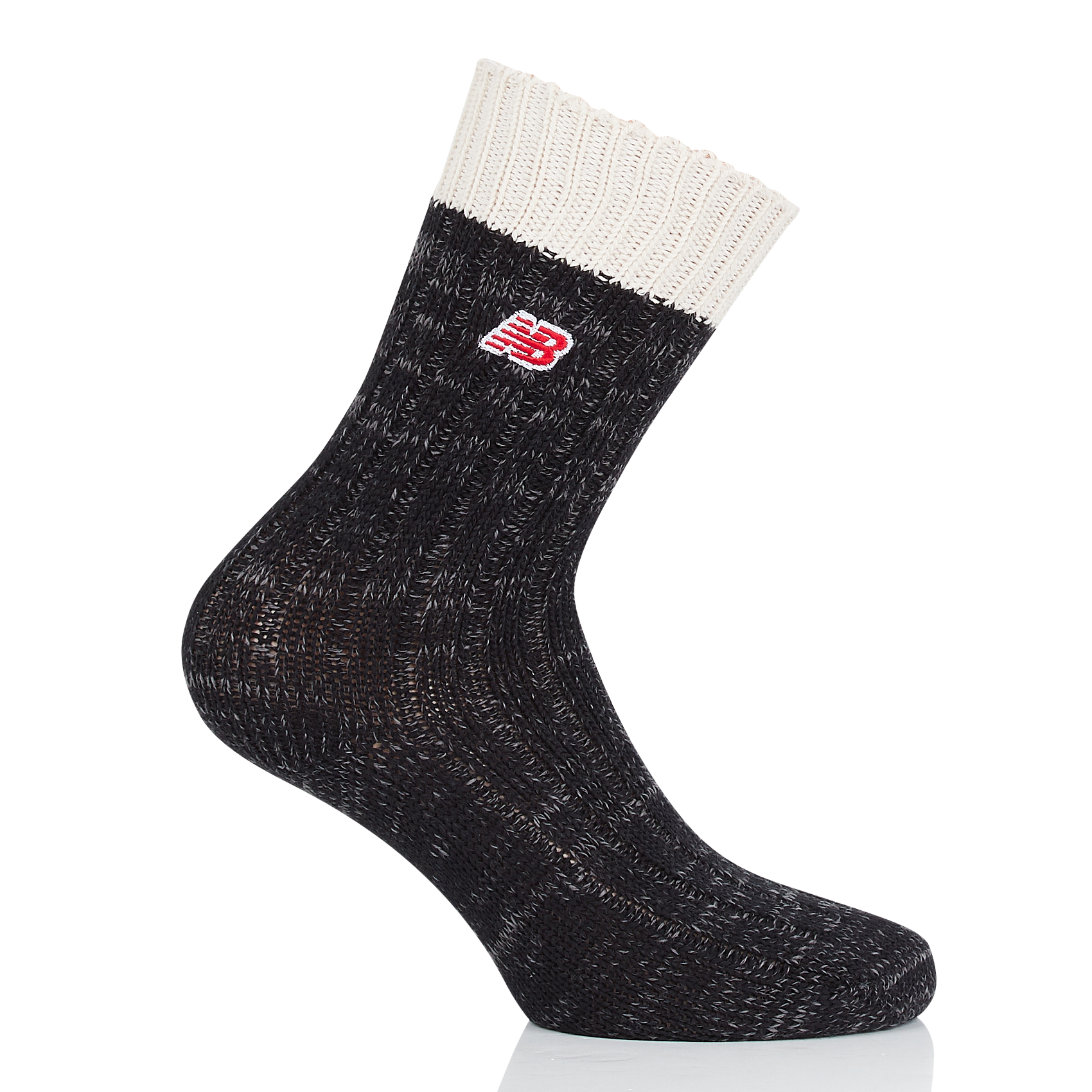 Chaussettes logo brodé | Beige