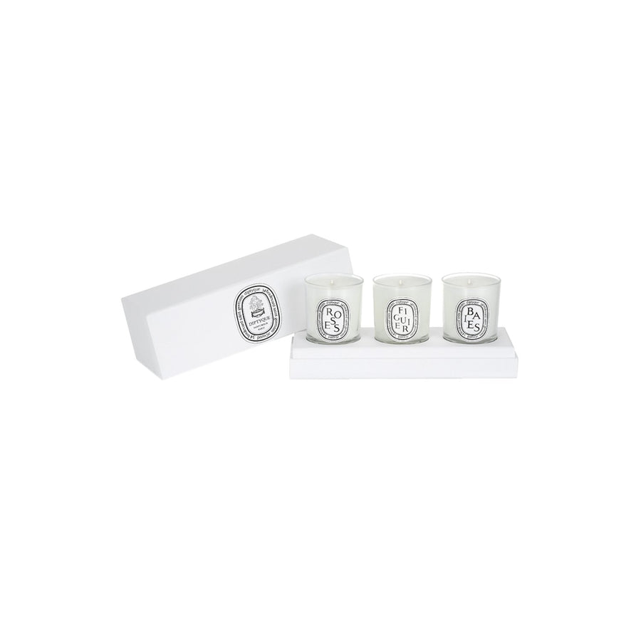 Set of 3 Mini Candles - Baies Figuier Roses