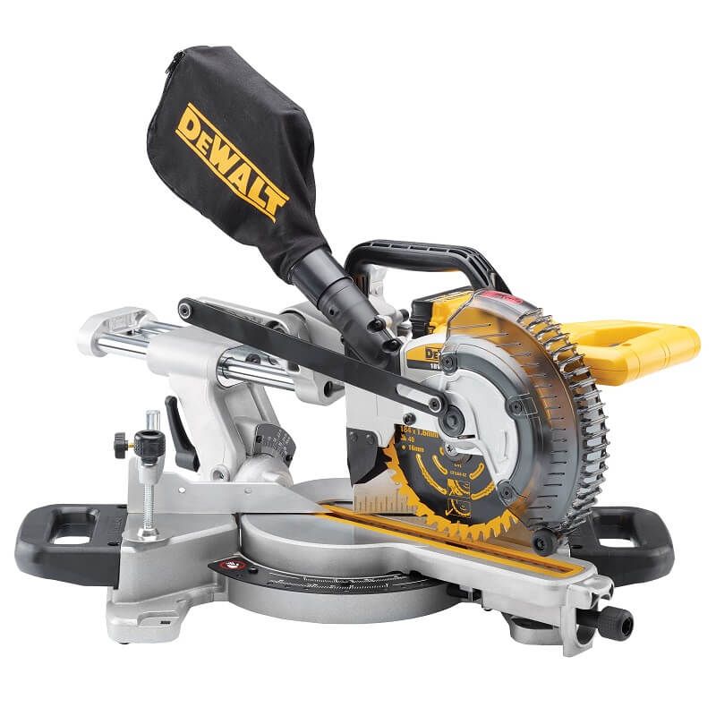 DeWALT DCS365N 18V Li-ion accu telescopische afkort- en verstekzaagmachine body - 184 mm