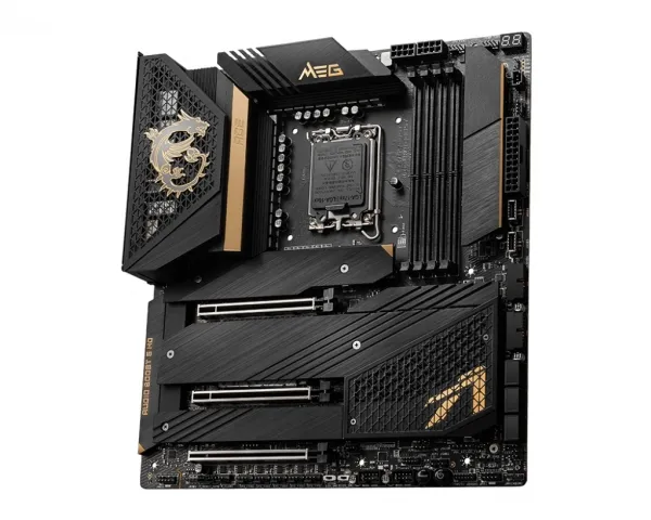 [OUTLET] - MSI MEG Z690 ACE - Bundkort - udvidet ATX - LGA1700 sokkel - Z690 Chipset - USB-C Gen2, USB 3.2 Gen 1, USB 3.2 Gen 2, USB-C Gen 2x2 - Wi-Fi, Bluetooth, 2 x 2.5 Gigabit LAN - onboard grafik (CPU påkrævet) - HD Audio (8-kanaler)