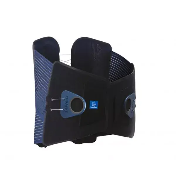 Cinto de suporte lombar e para as costas Thuasne LombaStab High para mulheres, 35 cm de altura, tamanho 2, cinza.