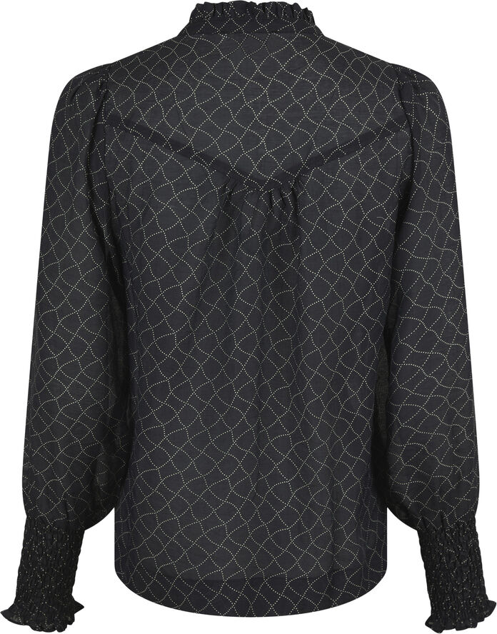 Neo Noir Karia Illusion Blouse Black