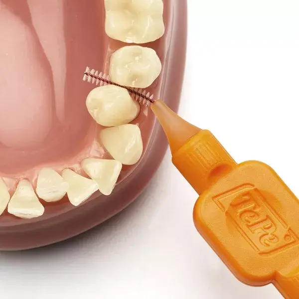 Escova interdental TePe Eco-Responsible ISO 1 / 0,45 mm, pacote com 6 unidades.