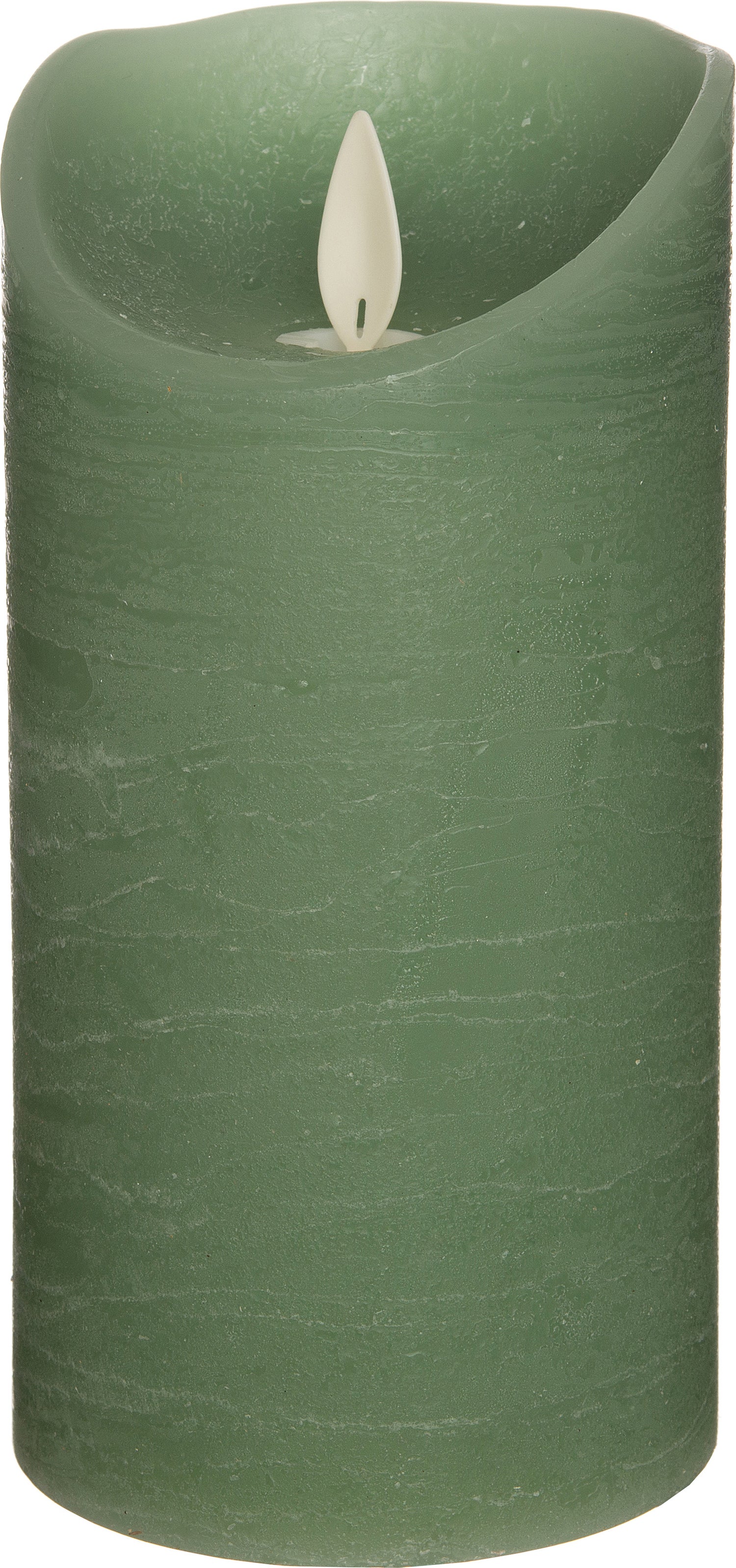 Anna's Collection LED stompkaars met timer groen D 7,5 H 15 cm