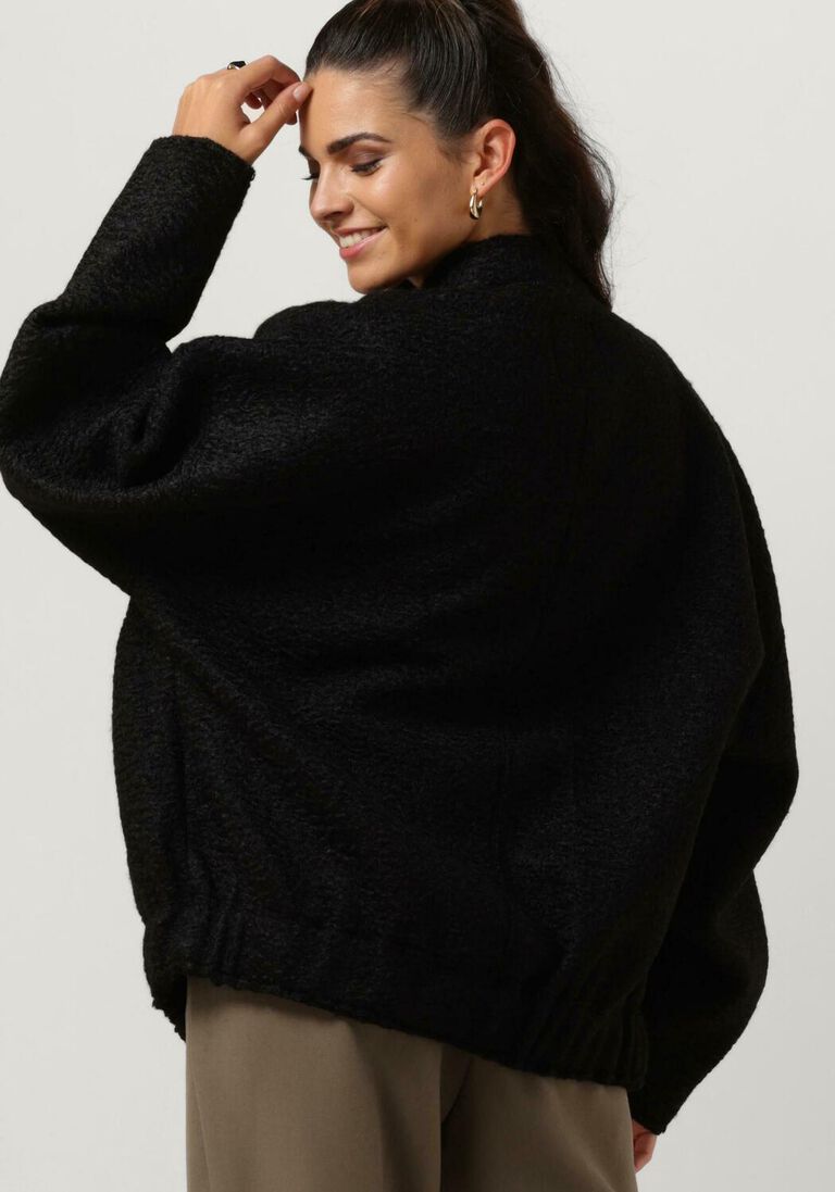 NEO NOIR zwarte neo noir jack sharon bomber jacket