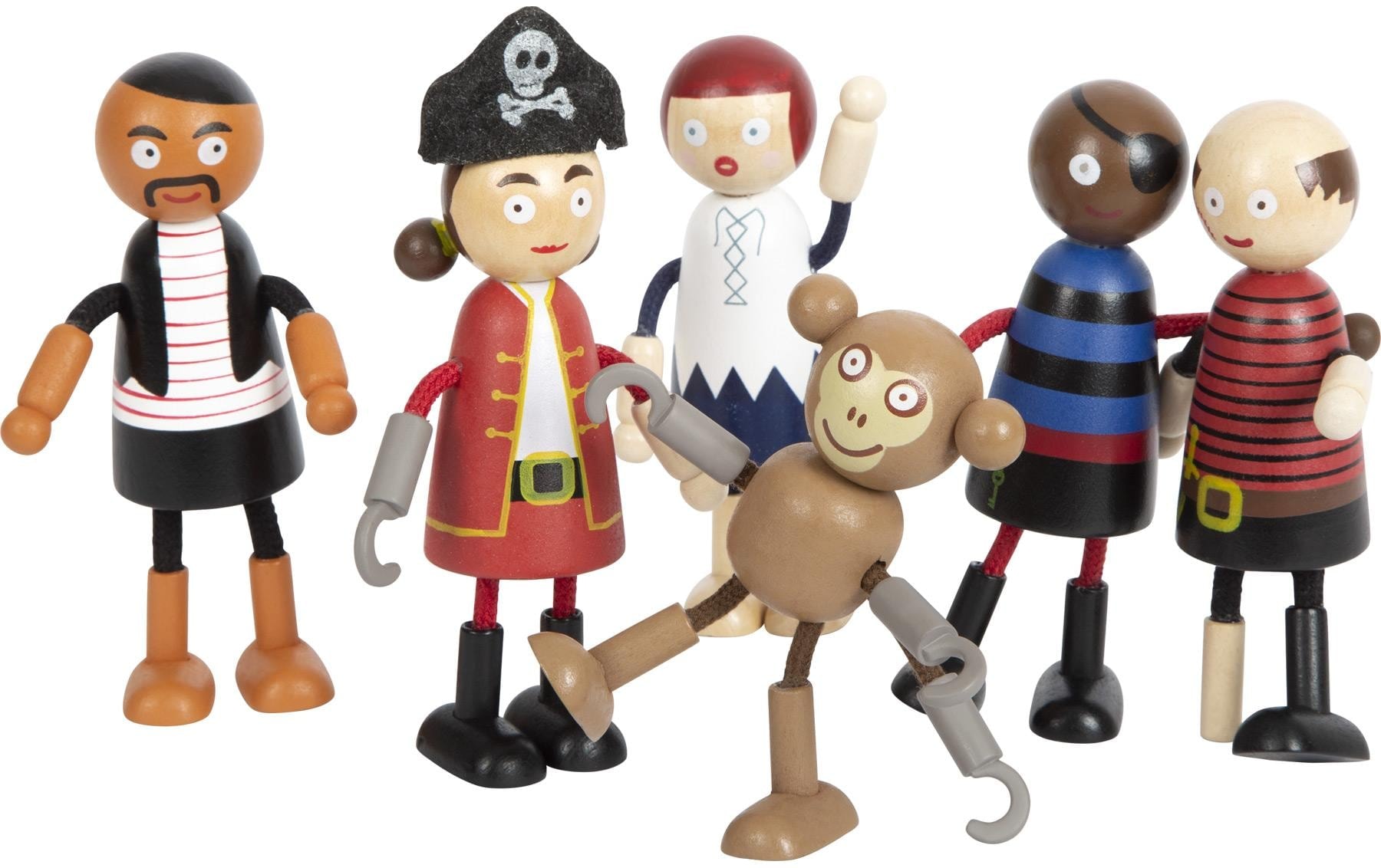 Small Foot Anziehpuppe »Piraten Figuren«