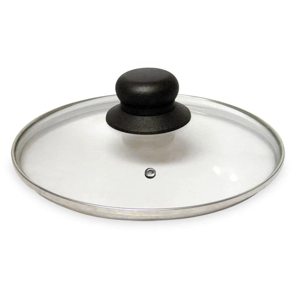 Couvercle en verre cerclé inox 24 cm Mathon