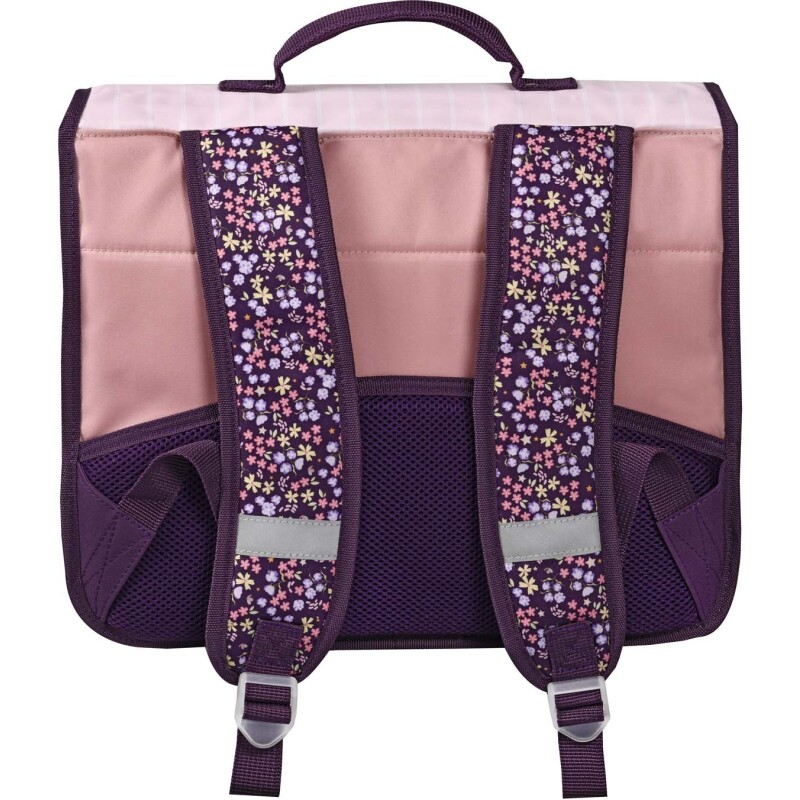 Quo Vadis - Cartable scolaire - Louise & Arthur - Multicolore - 38x30x14 cm - Toile (polyester) - 2 compartiment(s) - Avec bretelles et poignée