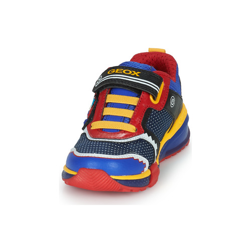 Geox - J BAYONYC BOY A - Bleu / Rouge / Jaune