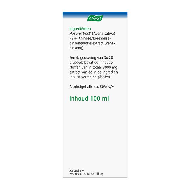 A.Vogel Avena Sativa Evenwichtig in Stresssituaties1* Druppels 100 ML
