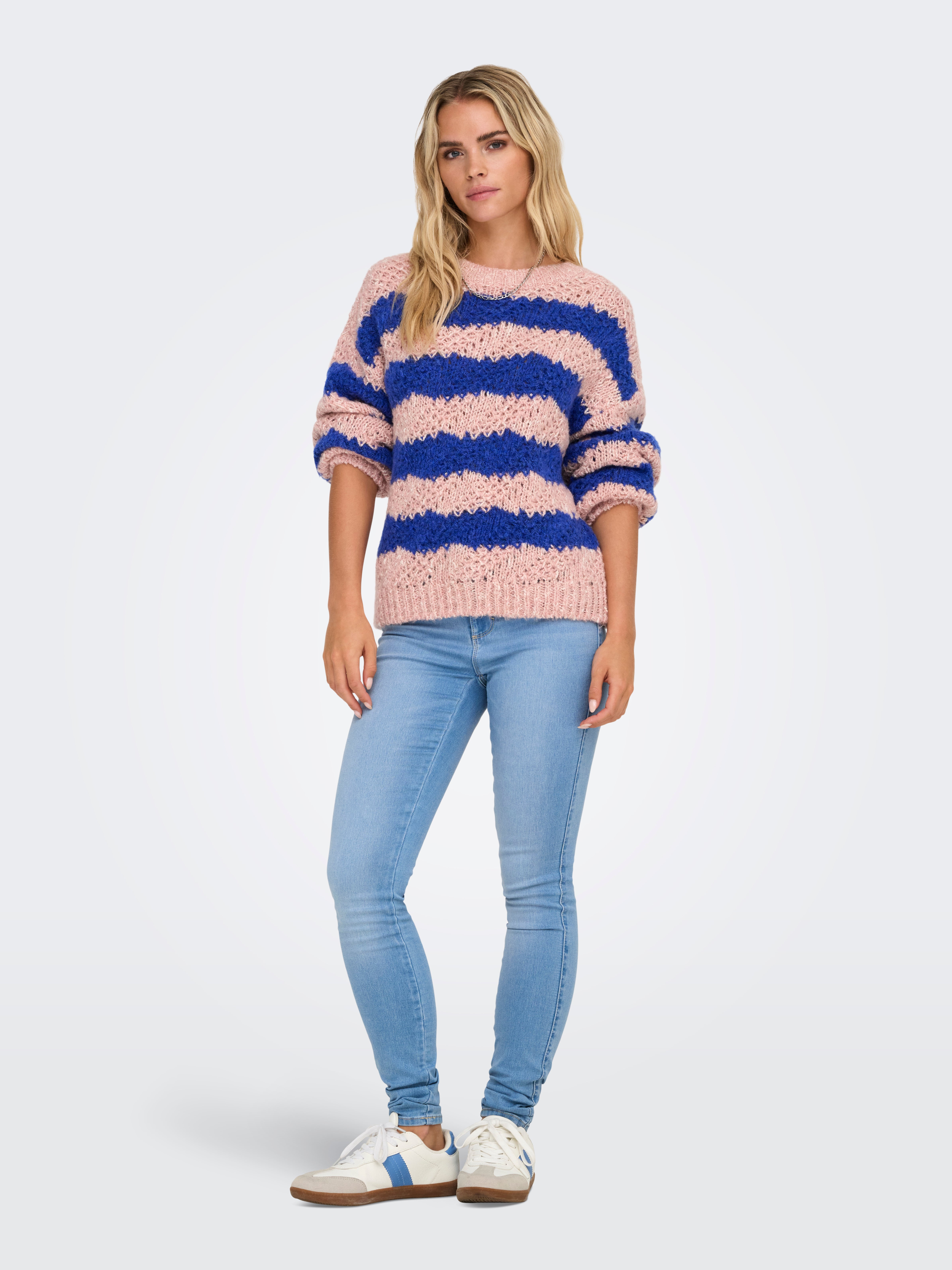 ONLACE Strickpullover Silver Pink