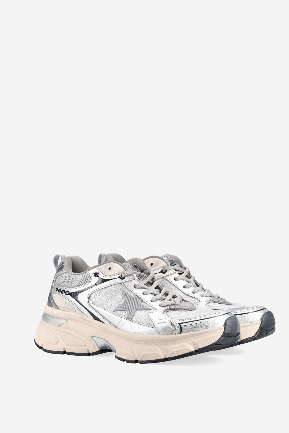 Lightstar leather/mesh sneakers