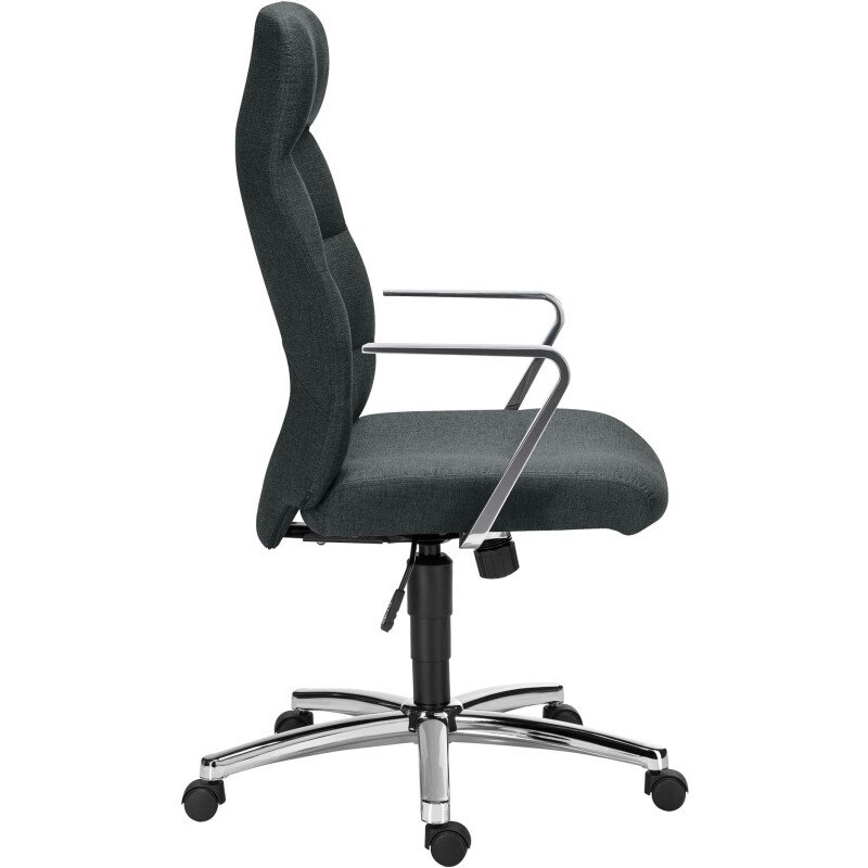 Fauteuil de bureau Altena tissu - avec accoudoirs, appui-tête - Mécanisme Synchrone - Pied aluminium