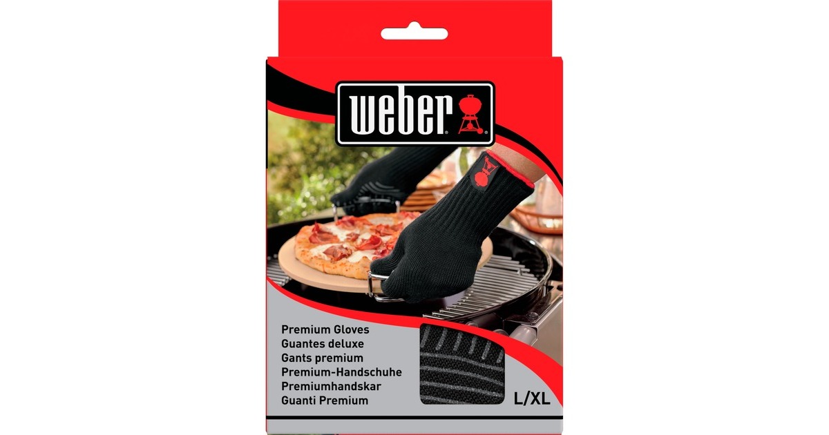 WeberPremium handschoenen  (Zwart, Maat L/XL)