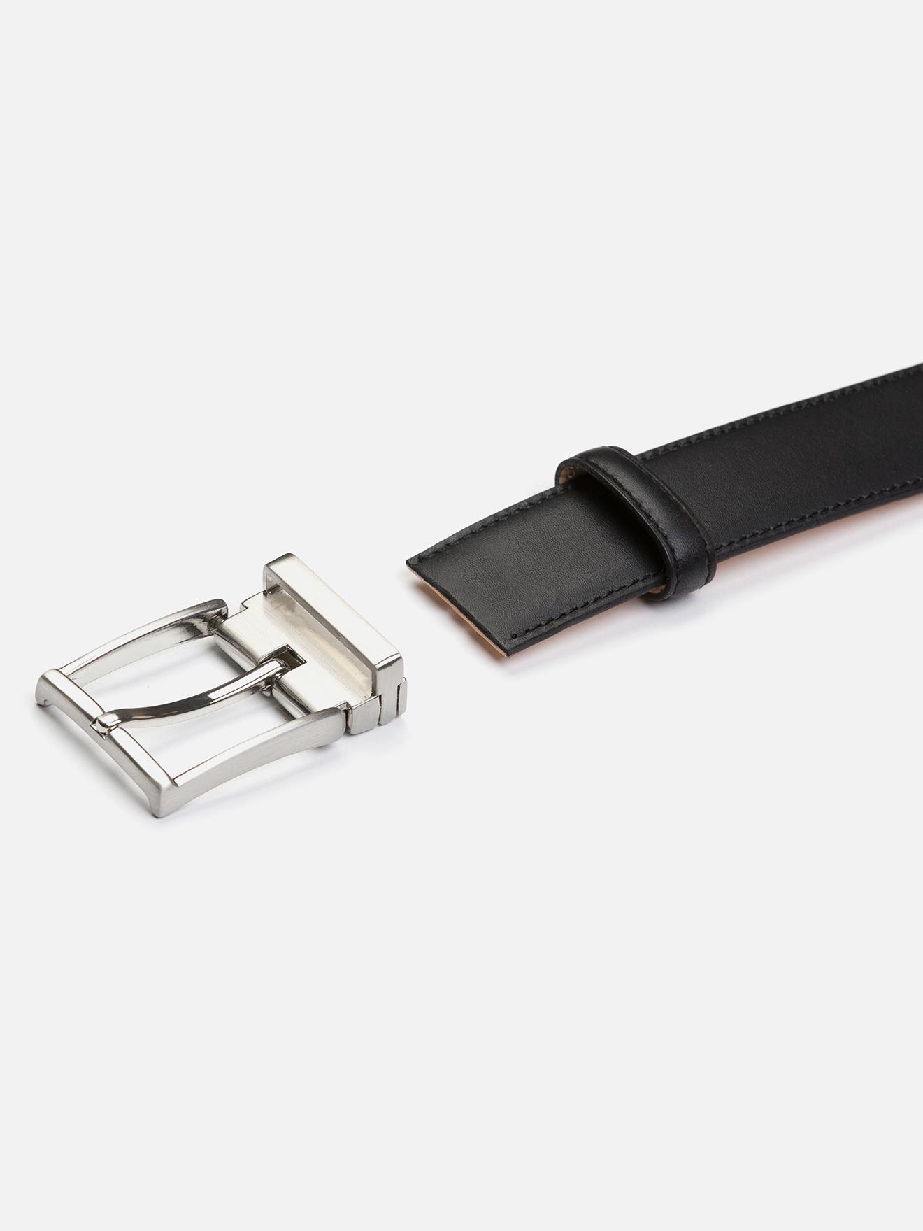 Ceinture en cuir noir