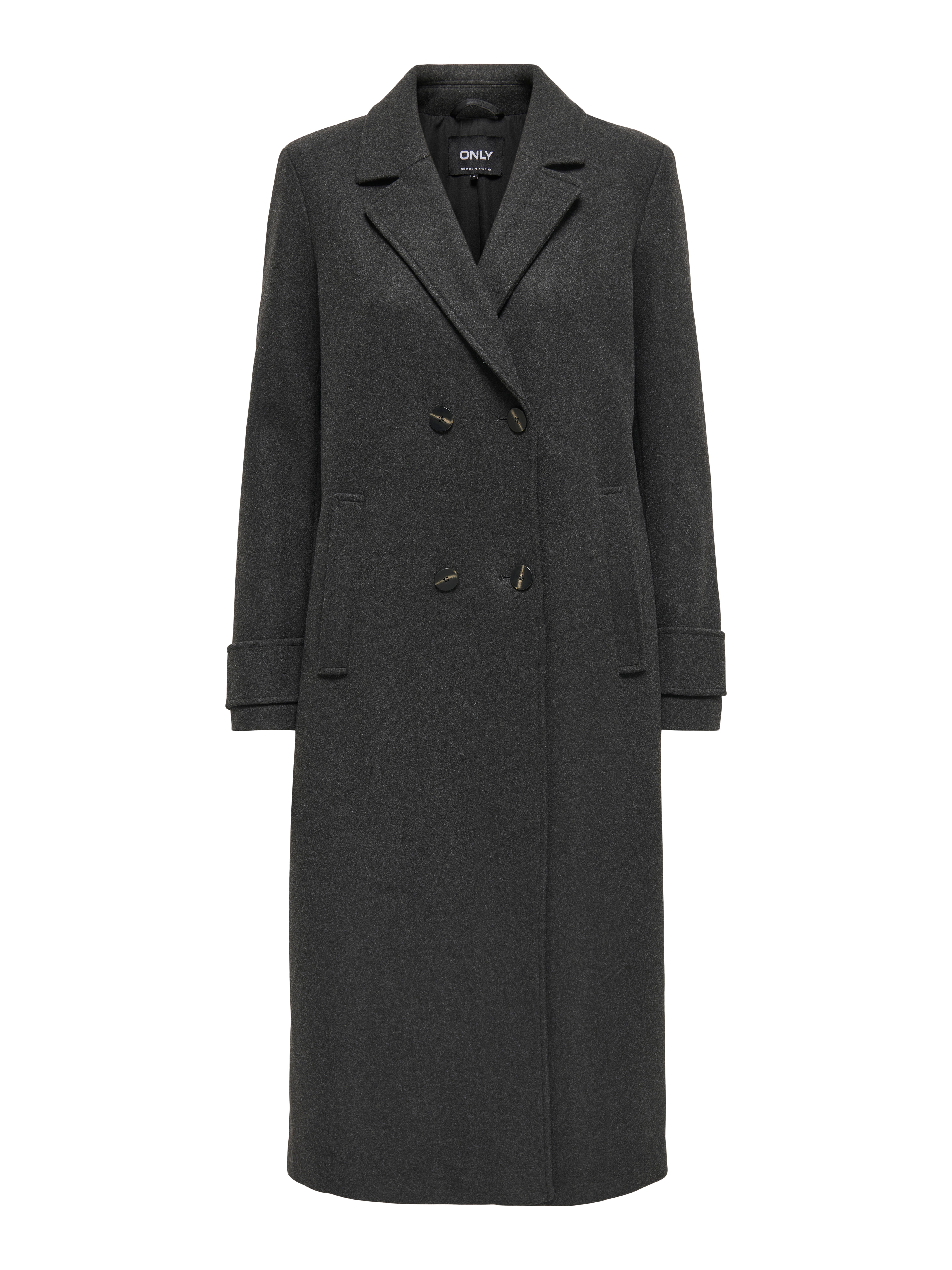 ONLAUGUSTA Mantel Dark Grey Melange
