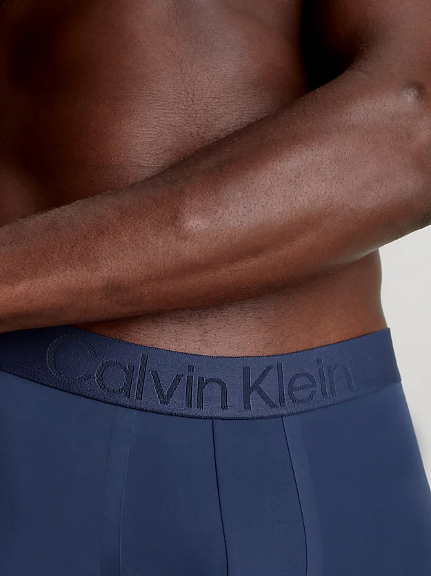 Cuecas Boxer de Cintura Baixa - CK Pretas Refrescantes