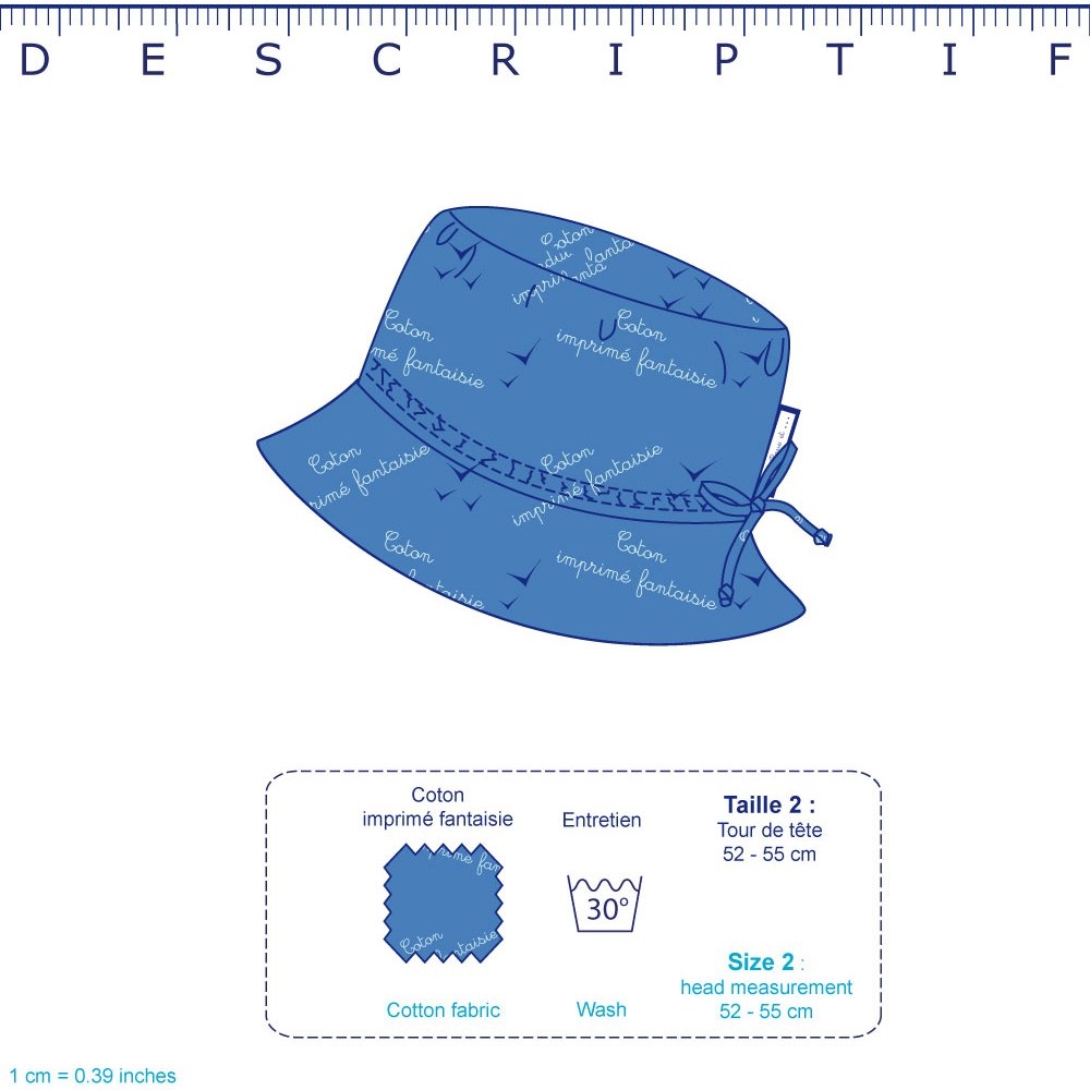 Chapeau De Soleil Enfant Prairie Fleurie