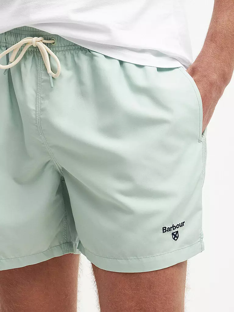 BARBOUR Badeshorts STAPLE mint