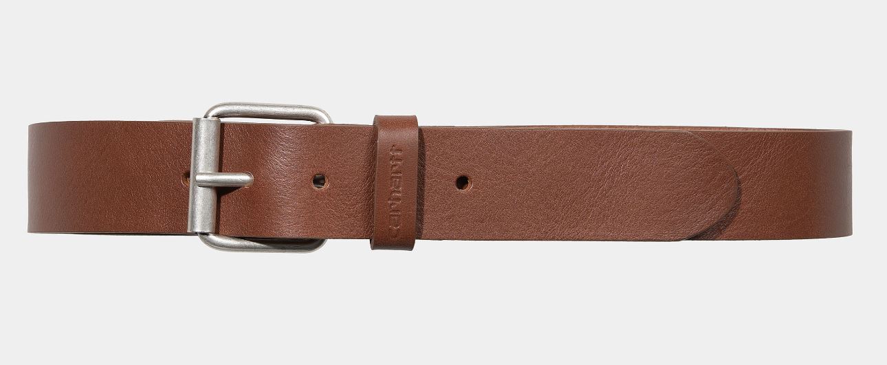 Carhartt WIP Script Belt Leather Black / Black