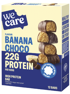 WeCare Banana Choco High Protein Bar 372GR