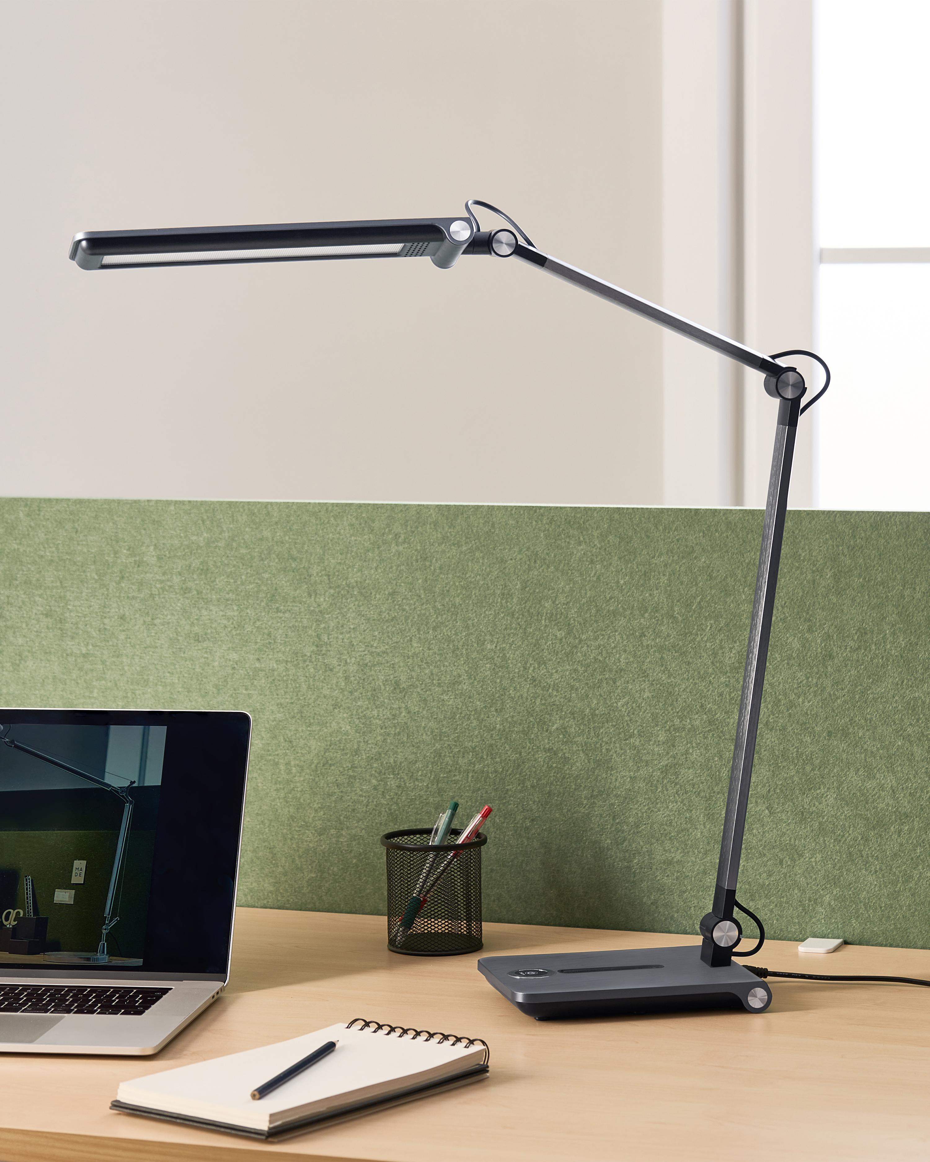 LED bureaulamp AQUILA met dimmer Grijs