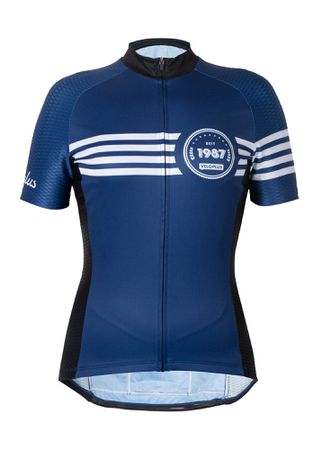 1987 TEAM Damen-Kurzarmtrikot  dunkelblau  XXL