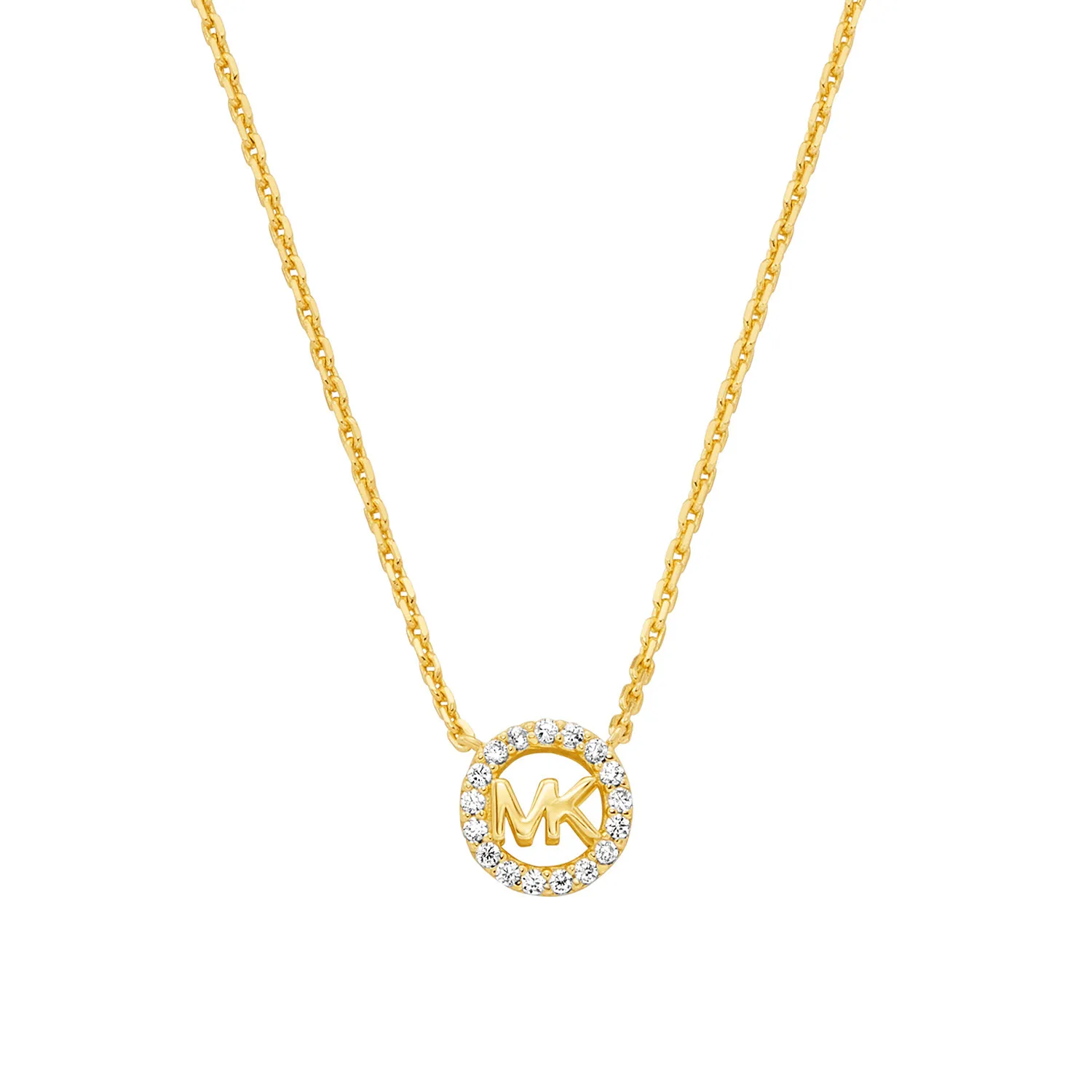 Michael Kors Premium Necklace Halskæde 18 kt. Forgyldt Sølv MKC1726CZ710