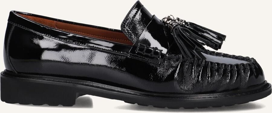 STEFANO LAURAN Loafers Dames Pe2013 Maat: 38 Materiaal: Lakleer Kleur: Zwart