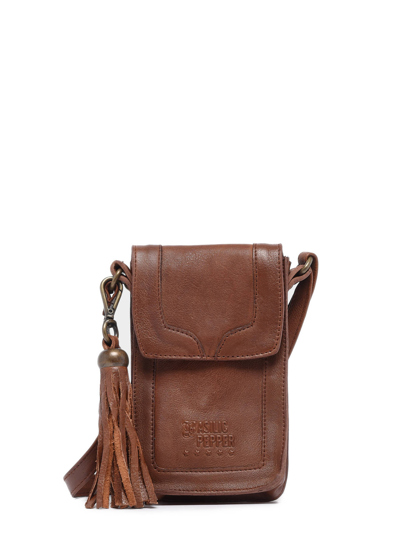 tui tlphone cuir BASILIC PEPPER