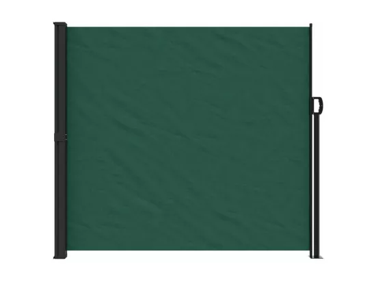 Auvent latéral rétractable vert foncé 180x300