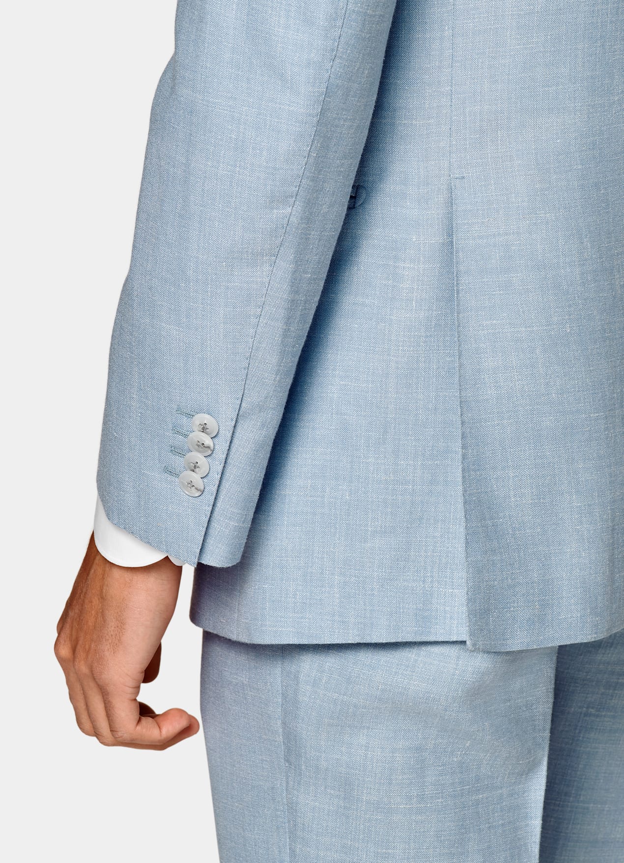 Costume Lazio coupe Tailored bleu clair