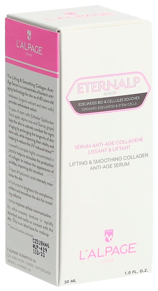 L'ALPAGE Eternalp 4060m Anti Age Lifting-Serum<br>30 ml, Kollagen glättend