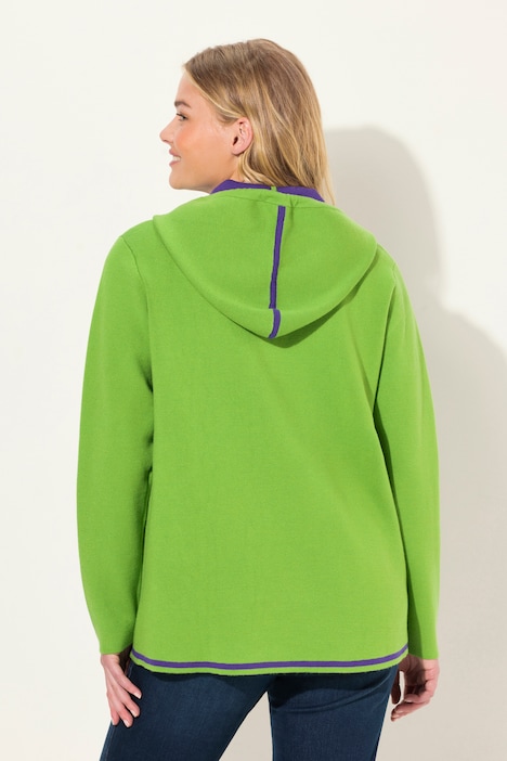 Hoodie, Doubleface, Kapuze, Langarm
