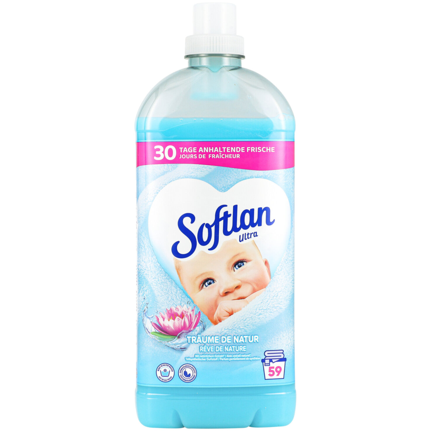 Softlan Ultra WeichspülerTräume der Natur Frischer Wasserfall 56 Waschgänge
