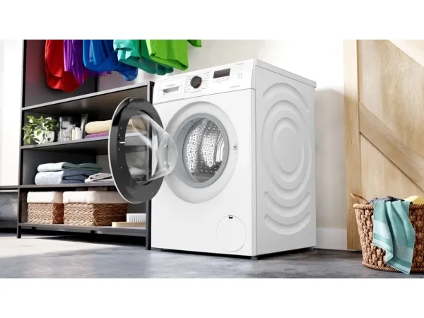 Bosch Serie | 2 WGE0240ASN - Vaskemaskine - Niche - bredde: 60 cm - højde: 85 cm - frontbetjening - 65 liter - 7 kg - 1400 rpm - hvid