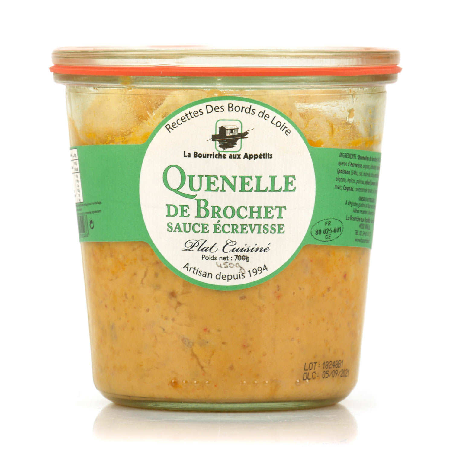 Quenelles de brochet sauce écrevisse