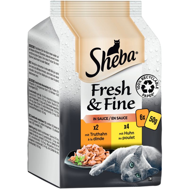 Sheba Délices du jour / Fresh & Fine 6 x 50 g