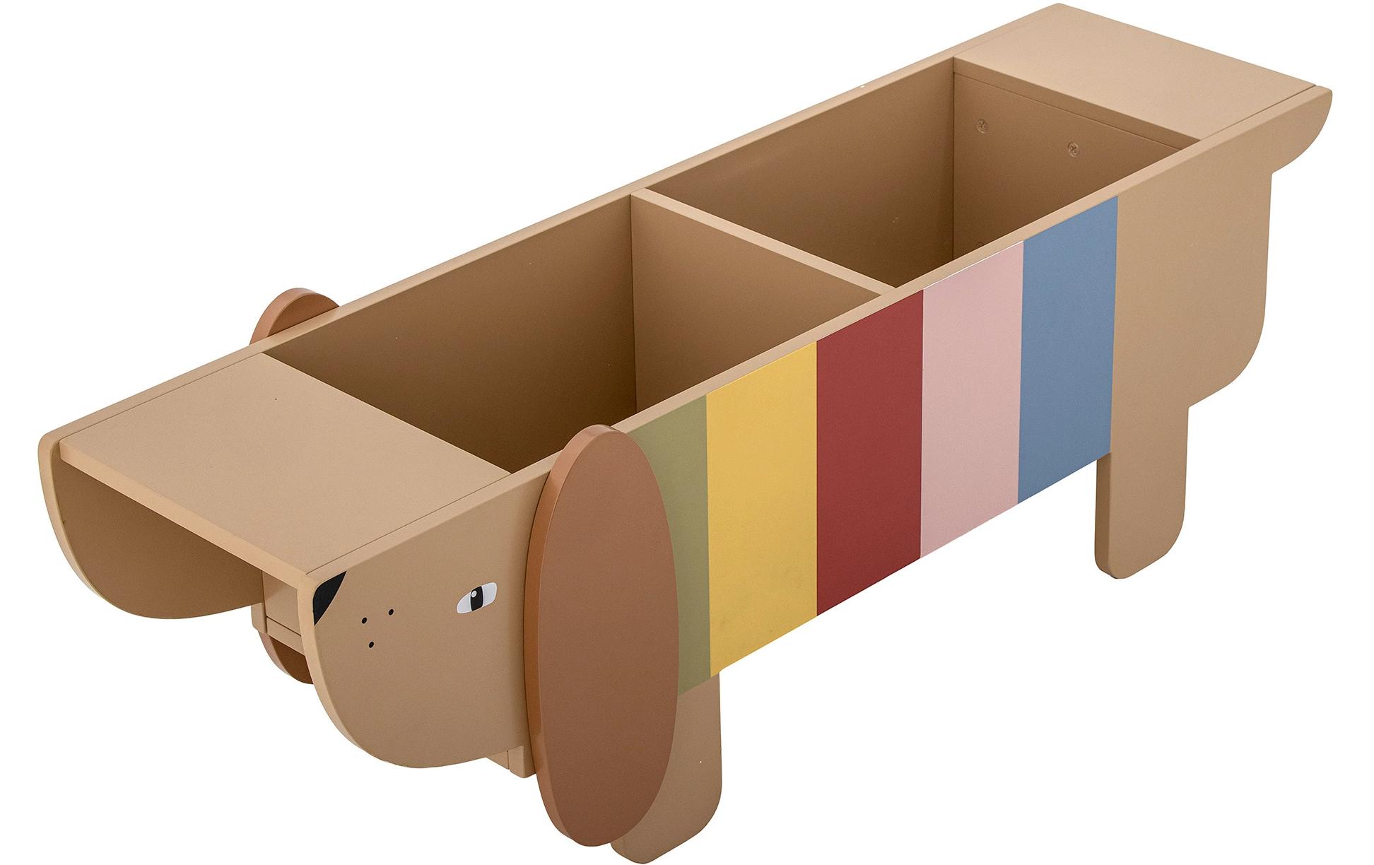 Bücherregal Charlie Braun, MDF<br>Bücherständer