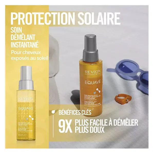 Condicionador desembaraçante bifásico Revlon Professional Equave™ com proteção solar, 100ml