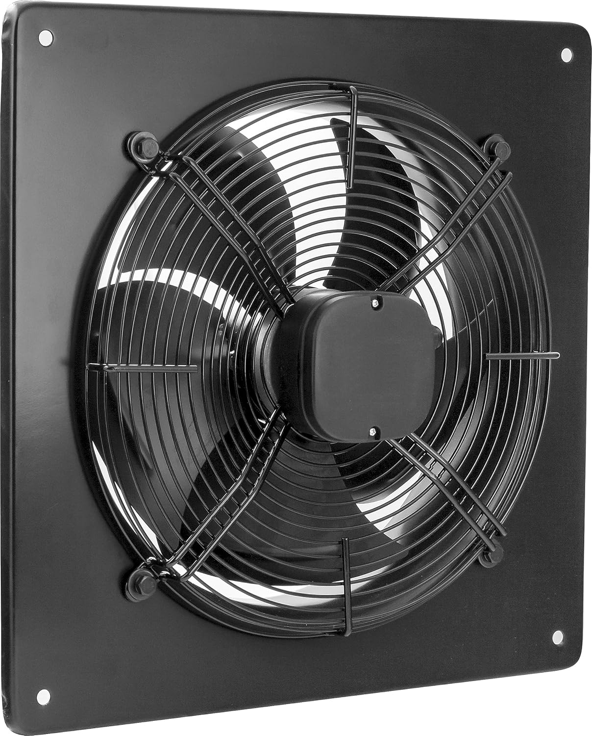 SYSTERM Wandventilator Axialventilator Lüfter mit Kugellagern, Stahl Industrieventilator für Dauerbetrieb, Größen 200, 250, 300, 350, 400, 450 mm. (aRok 200mm; 780 m3/h)
