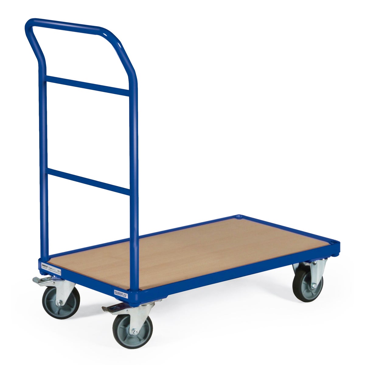 Protaurus platformwagen met 1 duwbeugel en rand van 1000x600mm