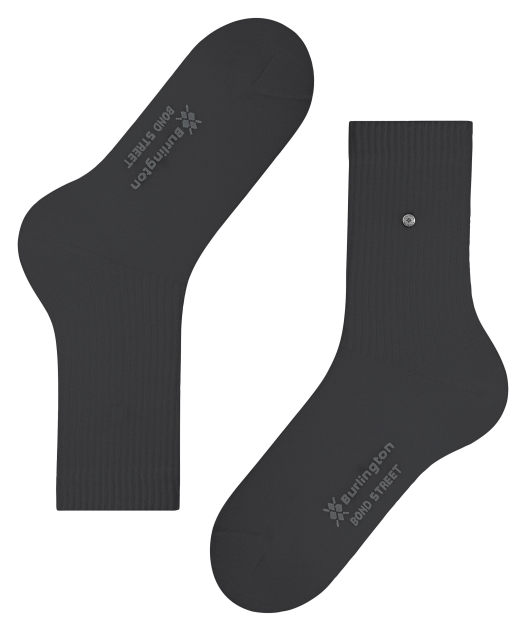 BURLINGTON Burlington Bond Street Socken in Schwarz