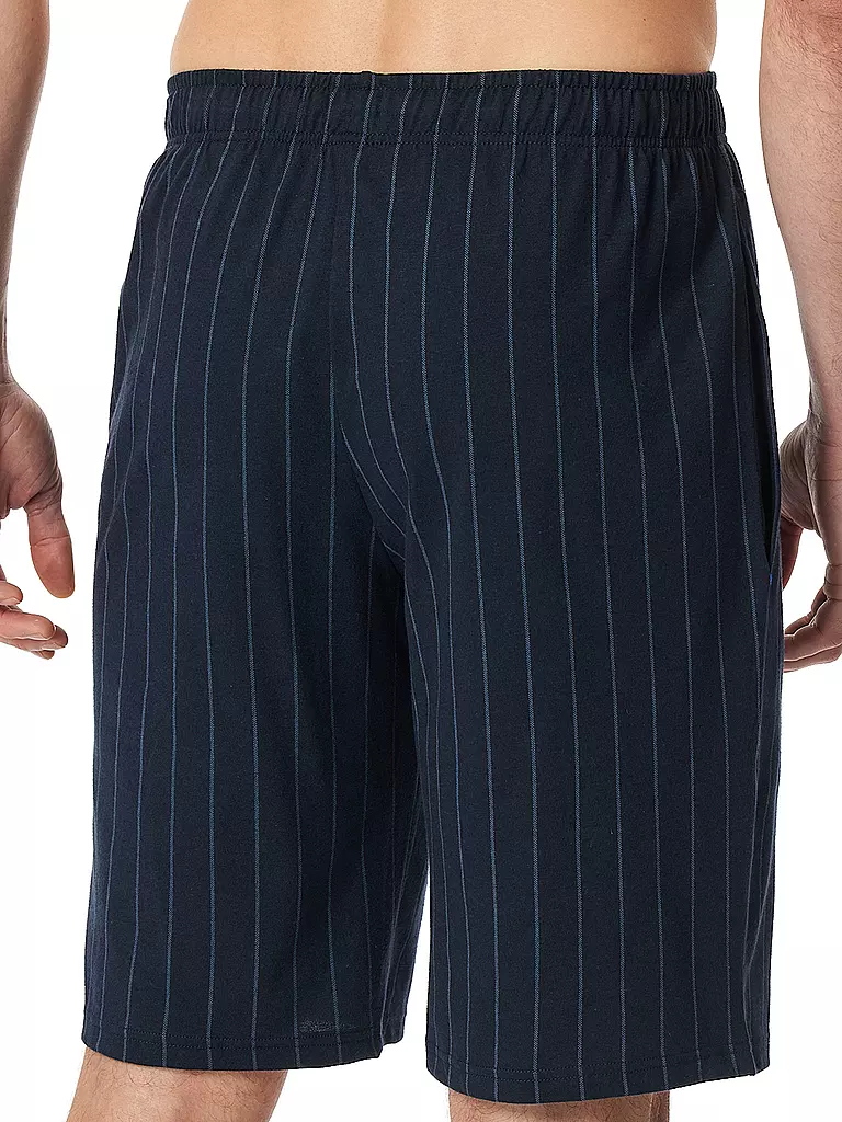 SCHIESSER Pyjama Shorts MIX + RELAX blau
