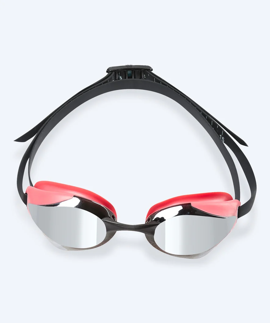 Watery Elite svømmebriller - Poseidon Ultra Mirror - Pink/sølv